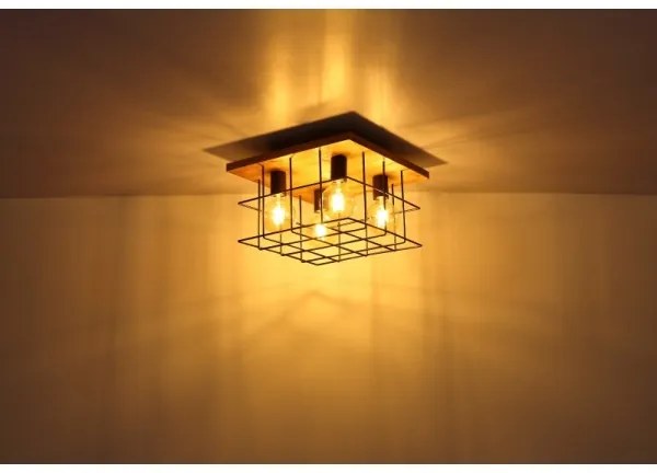 Lustră aplicată MERRIL 4xE27/60W/230V Globo 15530-4D