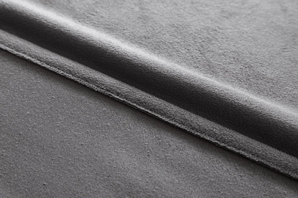 Draperie din catifea opaca Culoare gri deschis, VELVET 140x250 cm