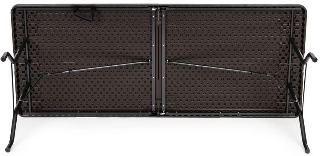 Masă pliabilă catering 180cm Brown Rattan