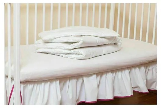 KidsDecor - Set perna si pilota Primavara - vara din Bumbac, 140x70 cm, Alb