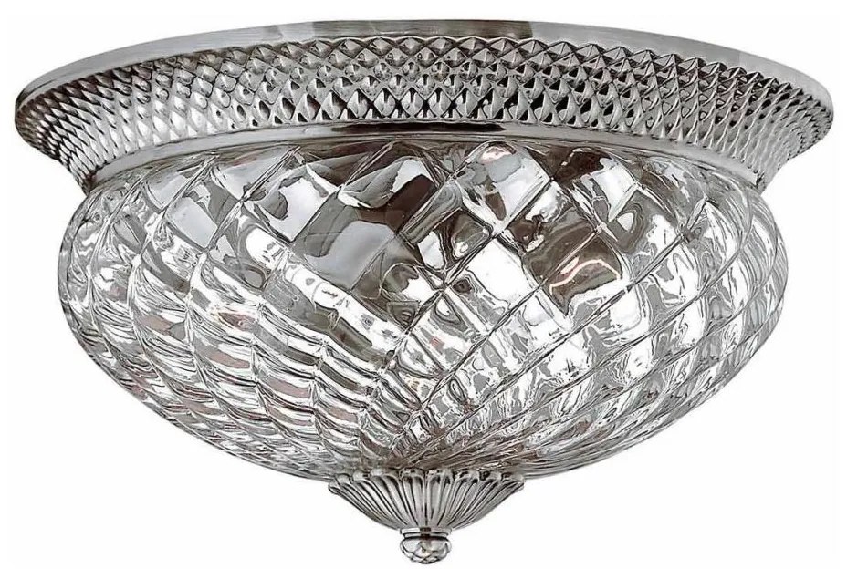 Plafonieră Hinkley HK-PLANT-F-L-PL PLANTATION 3xE27/60W/230V argintiu