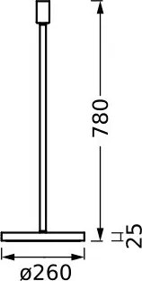 Lampadar Ledvance DECOR STICK 1xE27/40W/230V bej