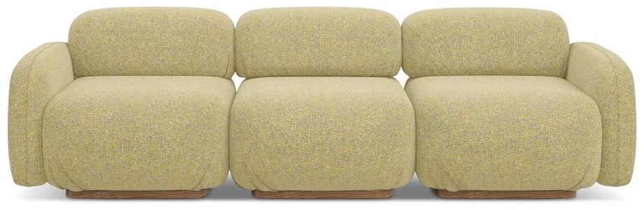 Canapea modulară galbenă 270 cm Ailani – Makamii