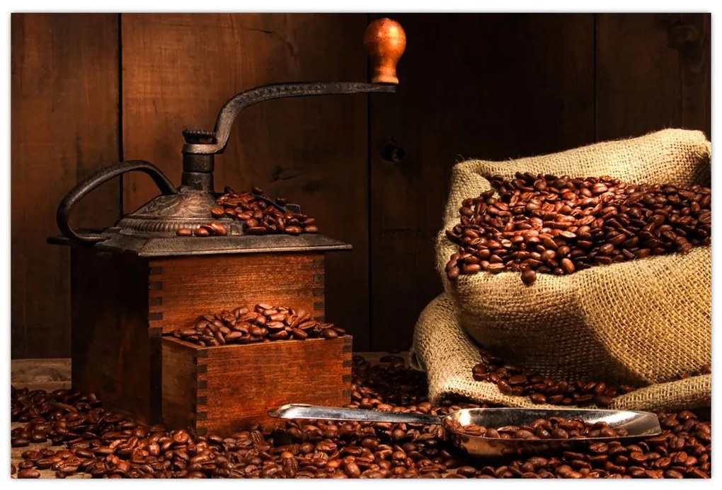 Tablou cu cafea (90x60 cm)