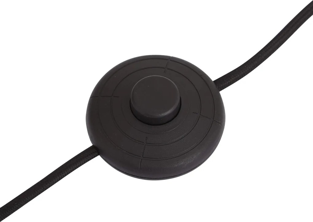 Lampă de podea din lemn vintage cu abajur din sfoară de hârtie maro 50/50/30 - Trepied Clasic