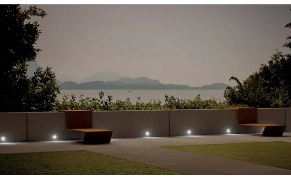 Redo 90044 - Lampă încastrată exterior LED INCAS LED/2,3W/230V IP65