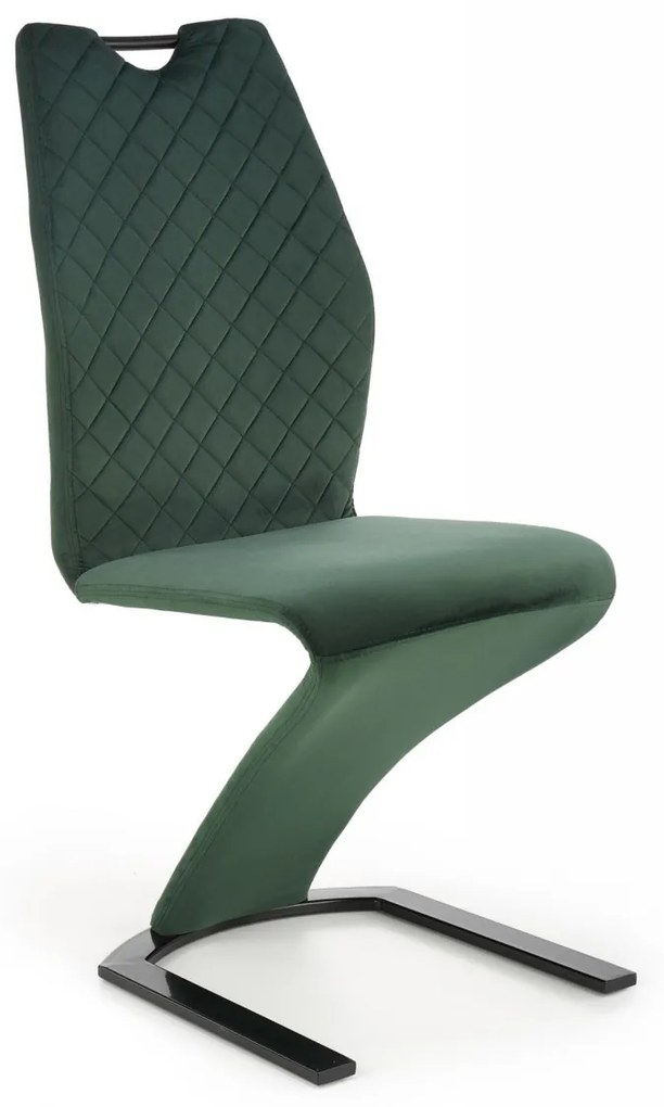 Scaun K442 velvet verde