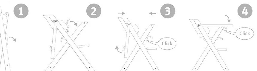 Scaun de masă pentru copii – Roba