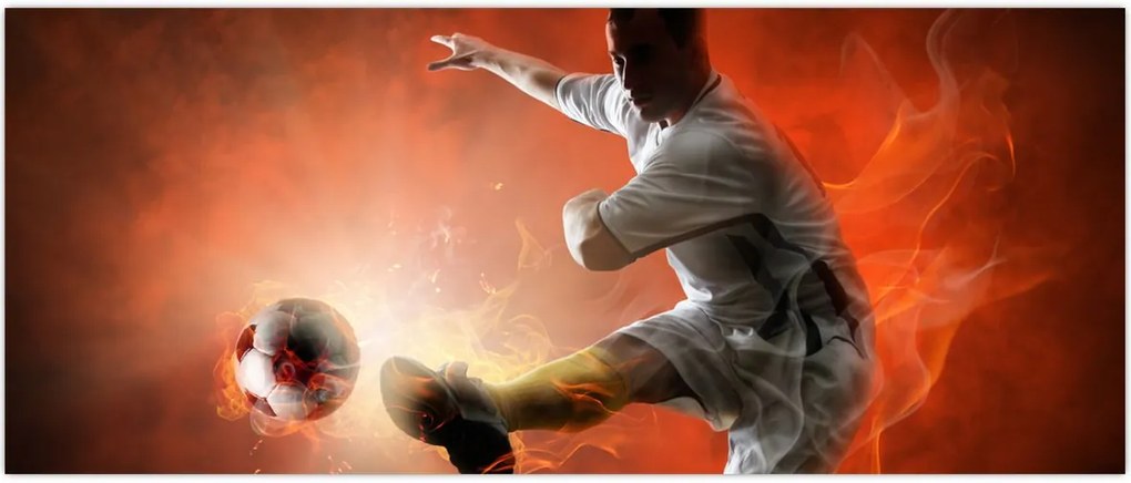 Tablou - Fotbalistul (120x50 cm)