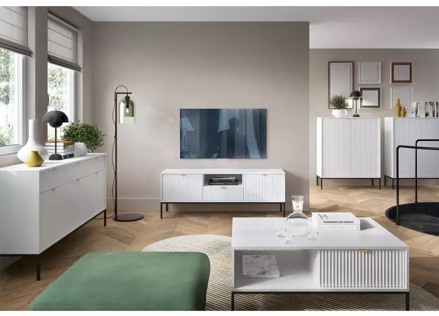 Comoda alba NOVA K104