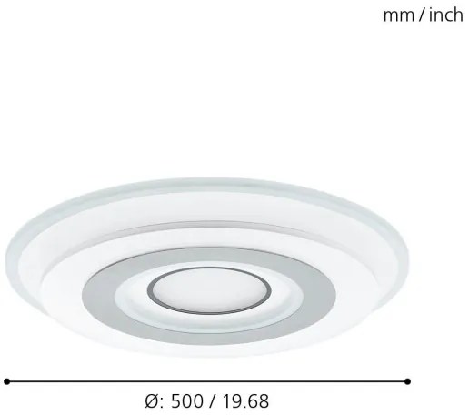 Plafonieră LED REDUCTA 3xLED/16W/230V Eglo 99399