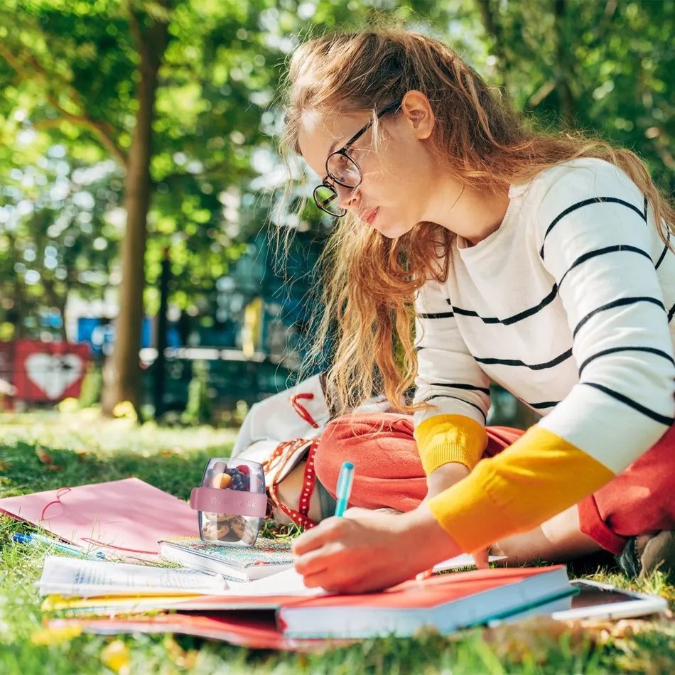 Cutie pentru gustări din două piese Westmark MINI,400 ml , roz, S