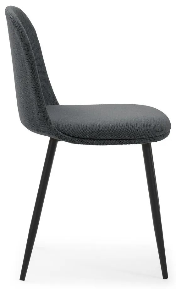 Scaune de dining gri-închis 4 buc. Malila – Marckeric