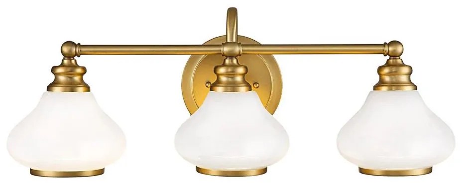 Aplică LED pentru baie Hinkley HK-AINSLEY3-BATH-BB AINSLEY 3xG9/3W/230V IP44