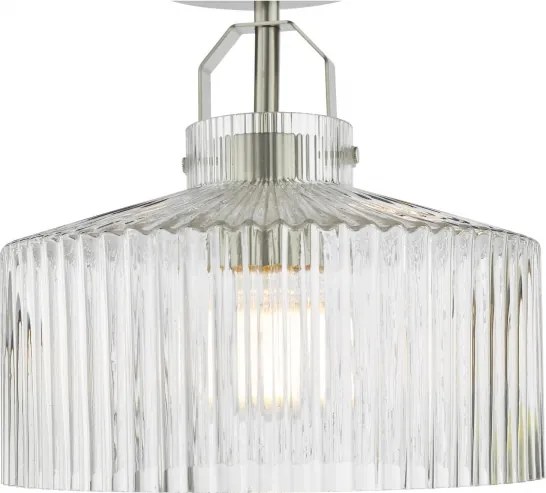 Där Lighting LEN4846 - Lustră aplicată LENKA 1xE27/60W/230V crom mat