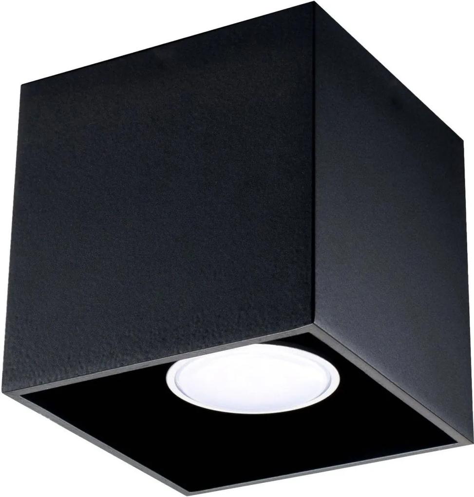 Sollux Lighting Quad lampă de tavan 1x40 W negru SL.0022