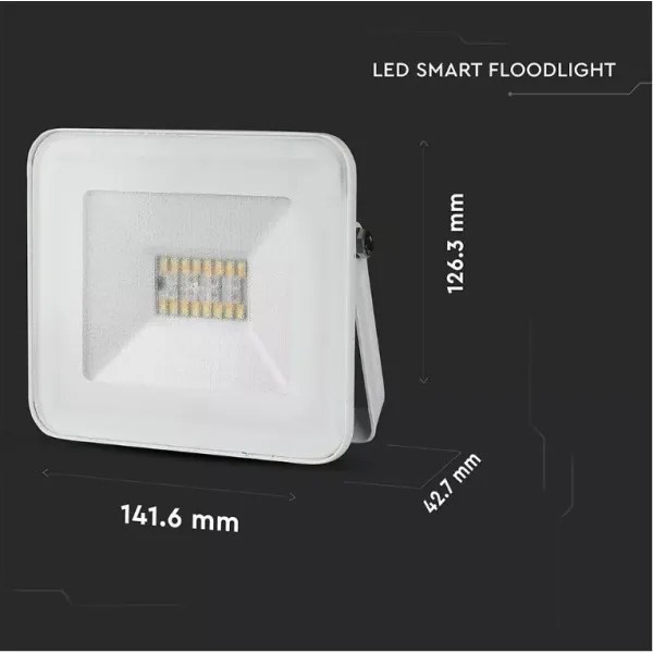 Proiector LED RGB dimabil inteligent LED/20W/230V IP65 alb