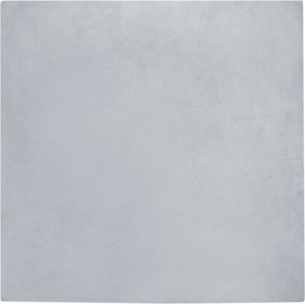 vidaXL Covor din de iepure sintetic antiderapant Olite Gri Poliester