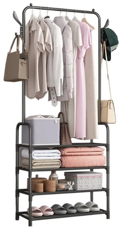 Suport pentru haine LRA-01 negru