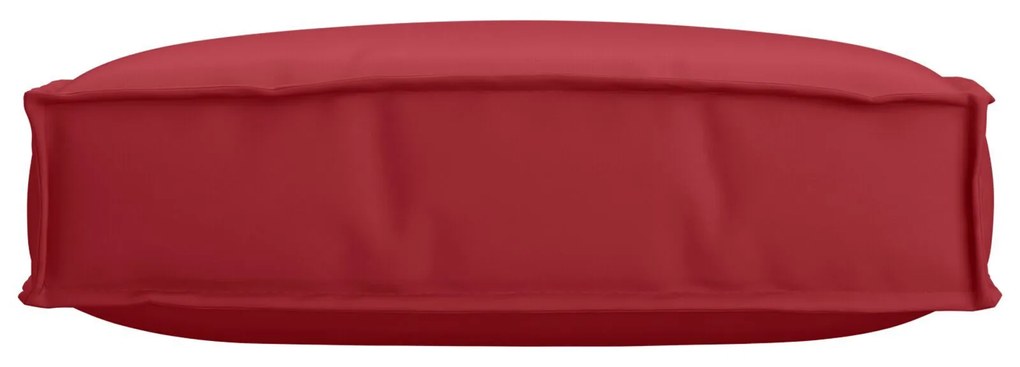 vidaXL Pernă pentru șezut din paleți Roșu Vin 60 x 60 x 12 cm