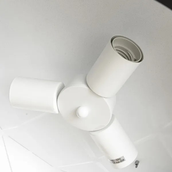 Lustră pe cablu REUS, 3x E27, 40W, 230V, Ø 47 cm, negru