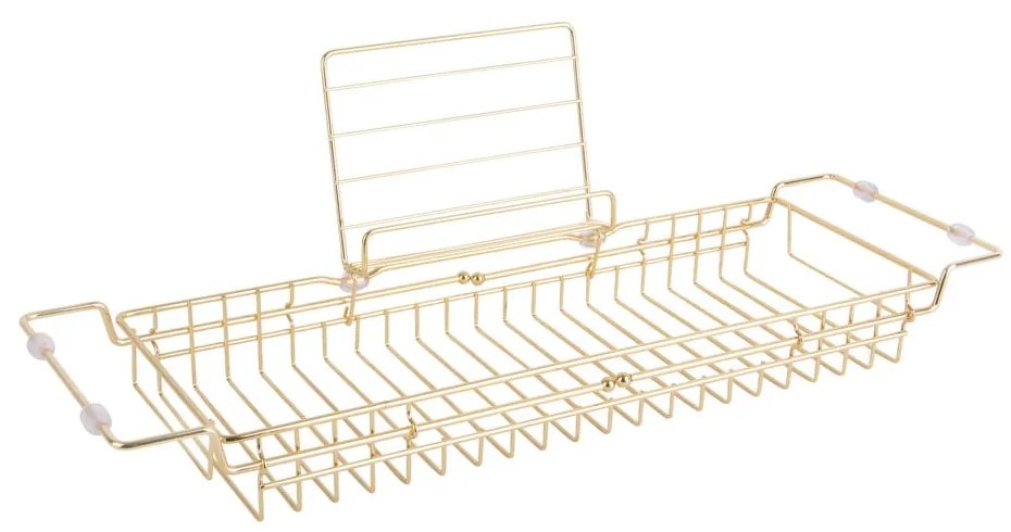 Suport reglabil din metal pentru cadă PT LIVING Tub, 61 - 86 cm, auriu