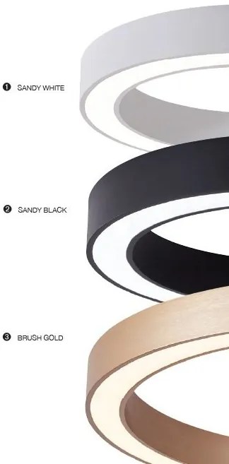 Lustra LED XXL cu telecomanda design slim circular MARCO TOP 120 CCT BK