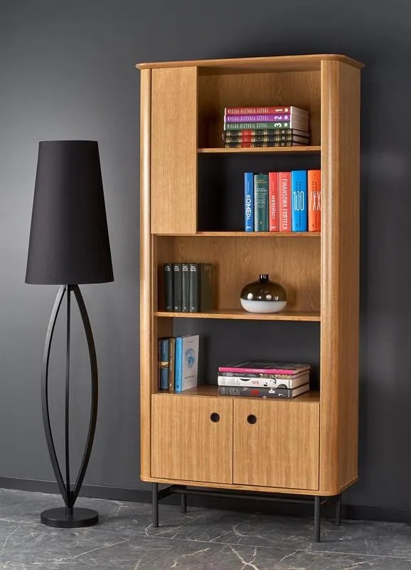Biblioteca Smart REG1 stejar - L97 x A37 x h196 cm