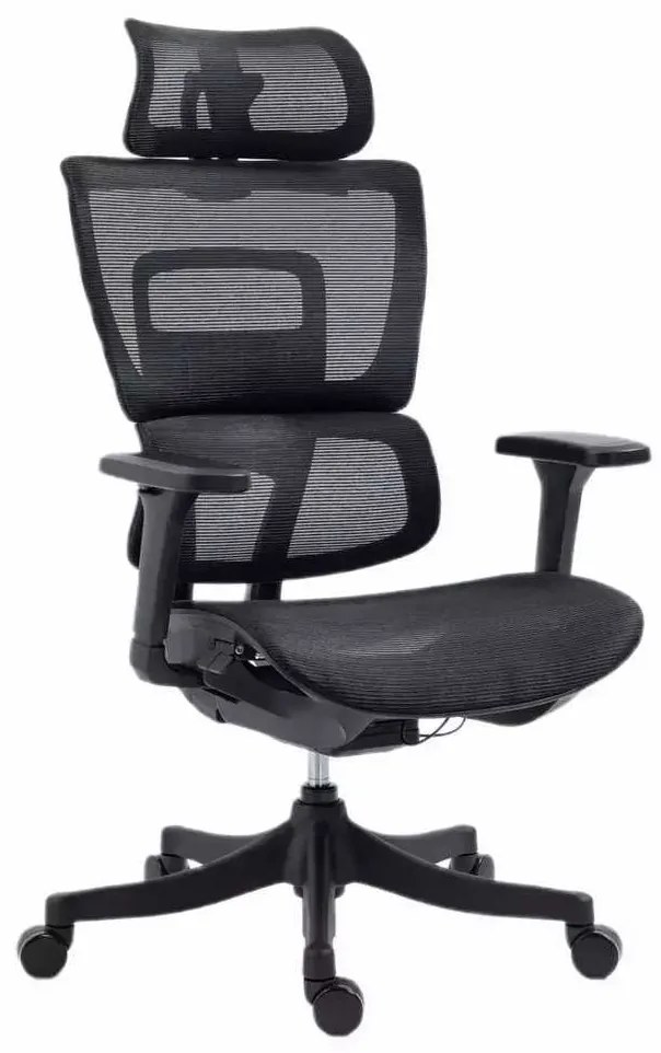 Scaun de birou Caricia, negru