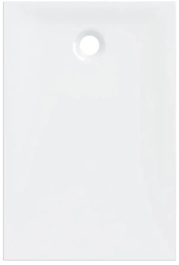 Cadita de dus dreptunghiulara Geberit Nemea acril alb 120x80 cm