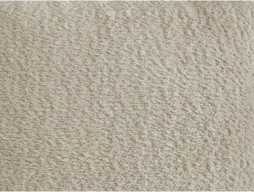 Taburet bej cu tapițerie din țesătură bouclé Roxelane – Bobochic Paris