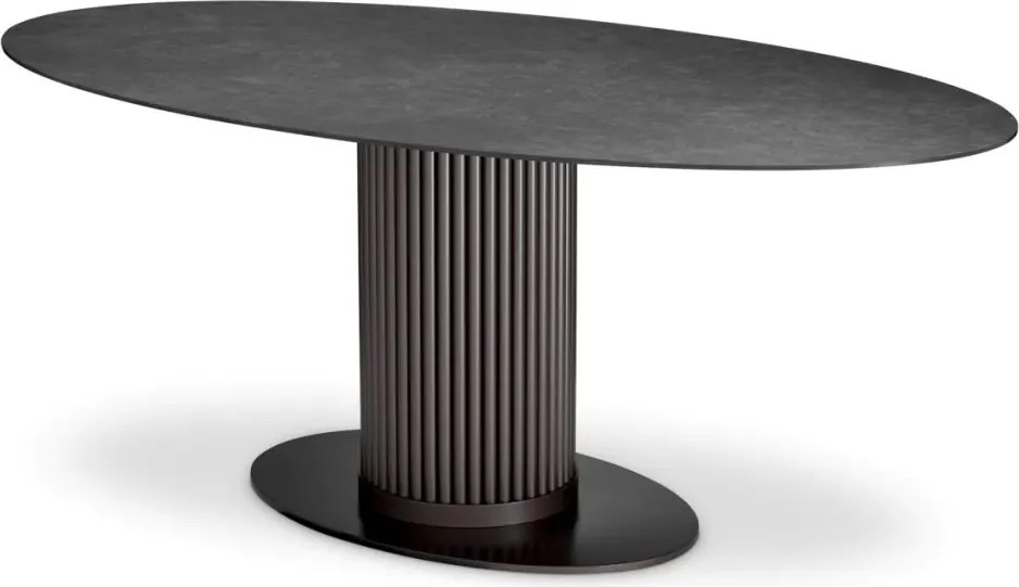 Masa pentru exterior si interior design LUX Volterra, 200x119cm