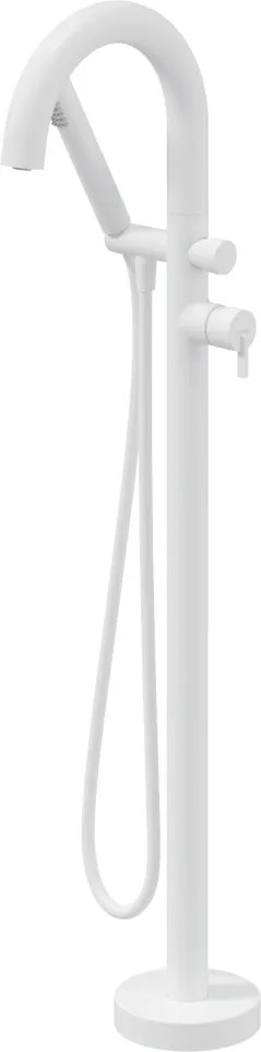 SILIA – Baterie pentru Cadă, de Sine Stătătoare, cu Set de Duș, BQS_A17N Finisaj Bianco 🛁✨