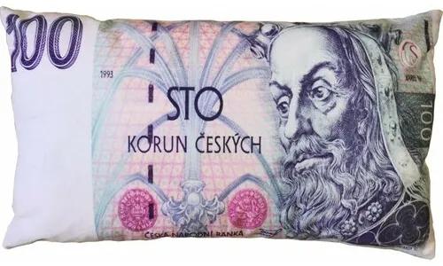 Pernuţă Bancnotă 100 CZK, 35 x 60 cm