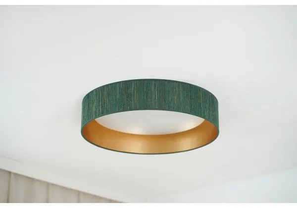 Brilagi - Plafonieră LED BOSTON ROLLER 24W/230V, Ø 45 cm, verde/auriu