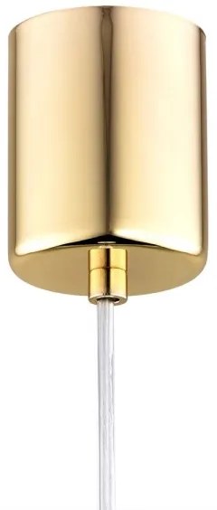 Lustră pe cablu PALLADO 1xE27/15W/230V aurie/albă Argon 4993