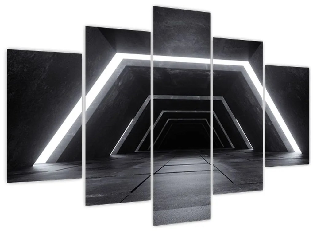Tablou - Tunel futurist (150x105 cm)