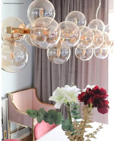 Lustră pe cablu ByRydens 4200960-5503 SPLENDOR 25xG9/5W/230V