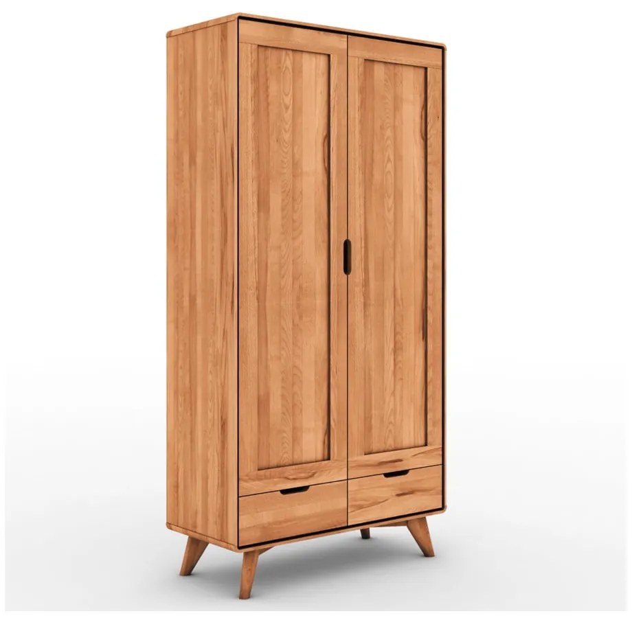 Dulap din lemn de fag 90x180 cm Greg - The Beds