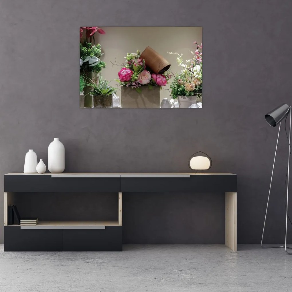 Tablou -Trandafir pentru tine (90x60 cm)