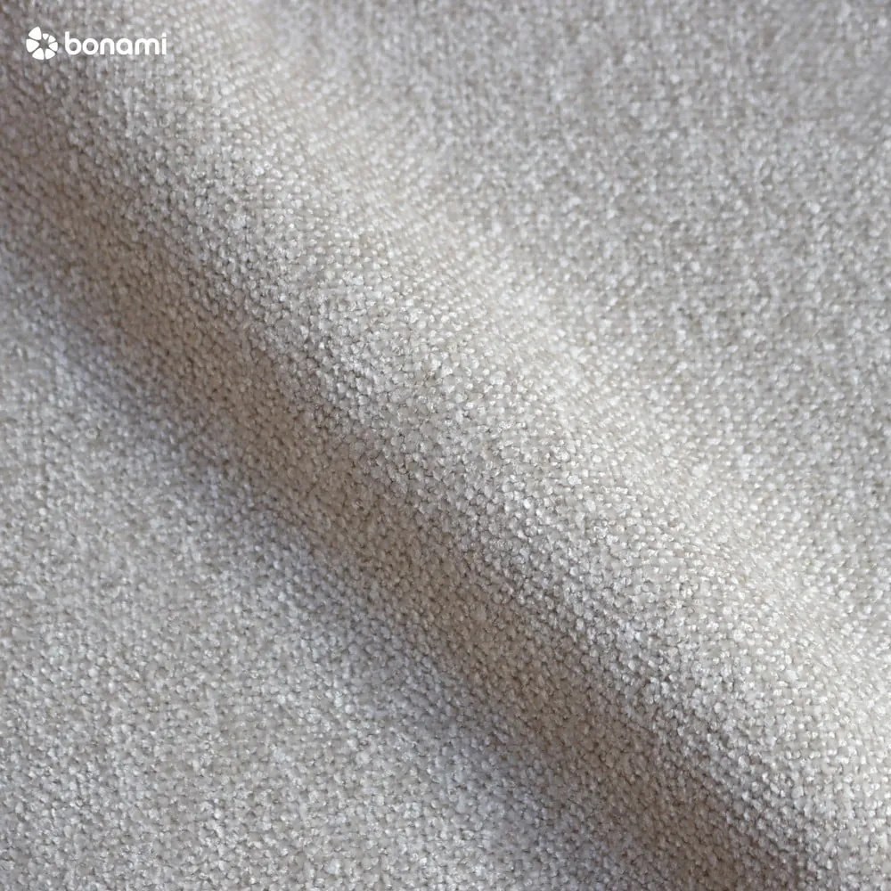 Pat matrimonial bej tapițat cu spațiu de depozitare cu somieră 180x200 cm Thessa Pillow – Bonami Selection