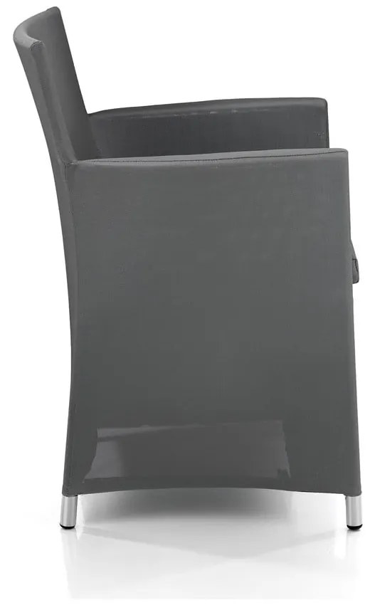 Scaun de grădină gri din metal Bali - Tomasucci