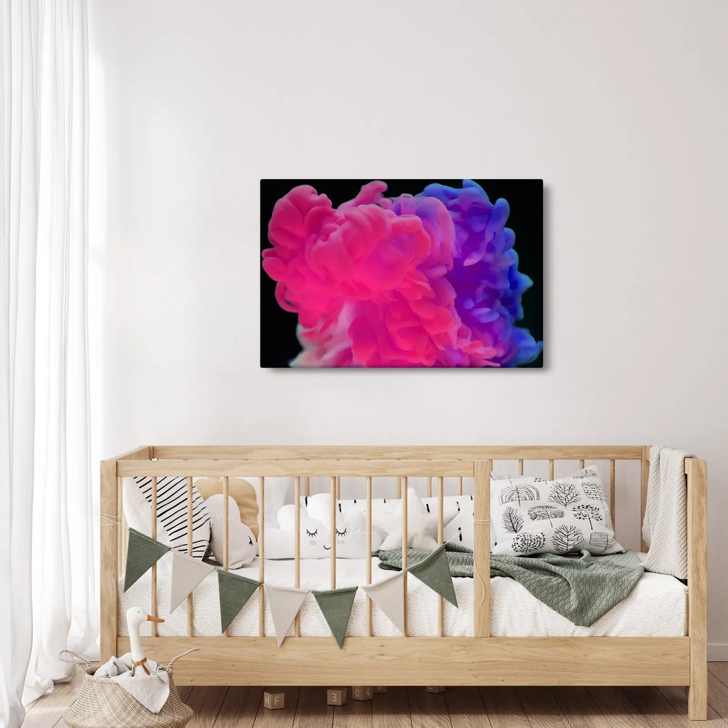 Tablou cu fum colorat (90x60 cm)