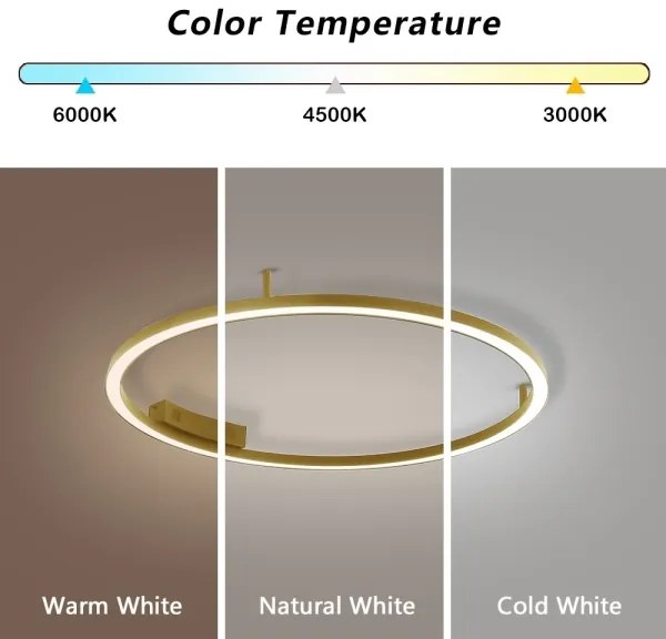 Immax NEO 07291-80G - Plafonieră LED+CCT FINO 55W/230V Tuya, dimabilă, Ø 80 cm + telecomandă