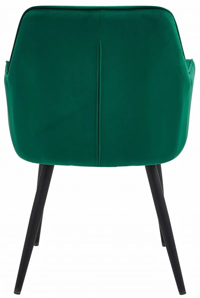 Scaun de masa JORK VELVET, verde inchis