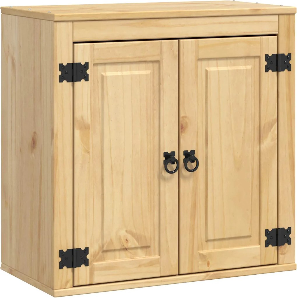 vidaXL Dulap cu raft SKI Maro Miere 60 x 32 x 40 cm Lemn de pin masiv