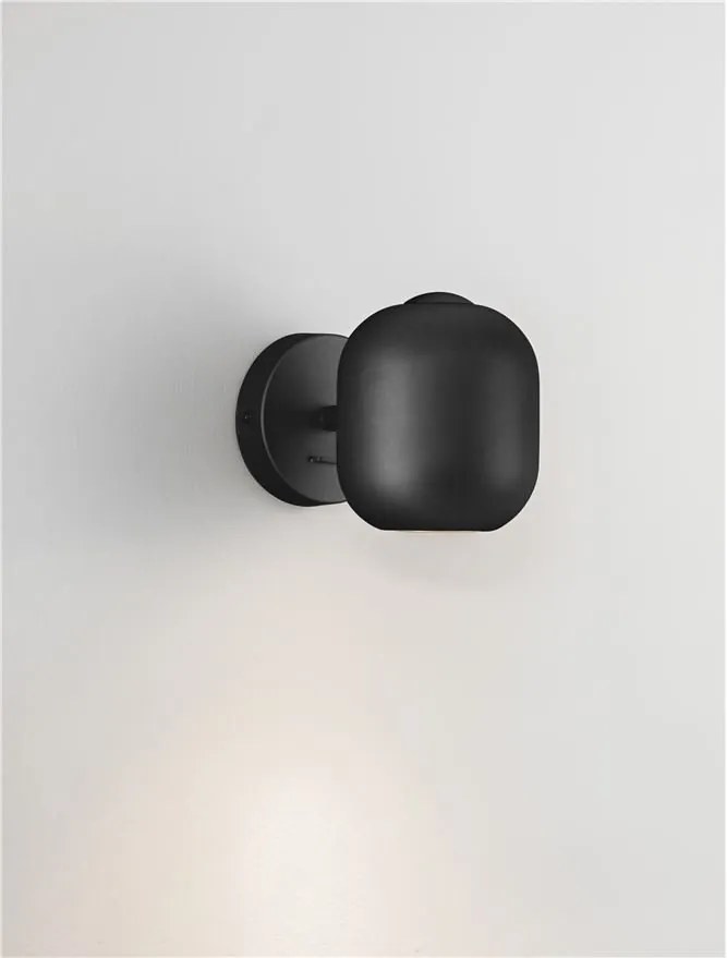 Aplica cu spot directionabil metal negru MARLIN