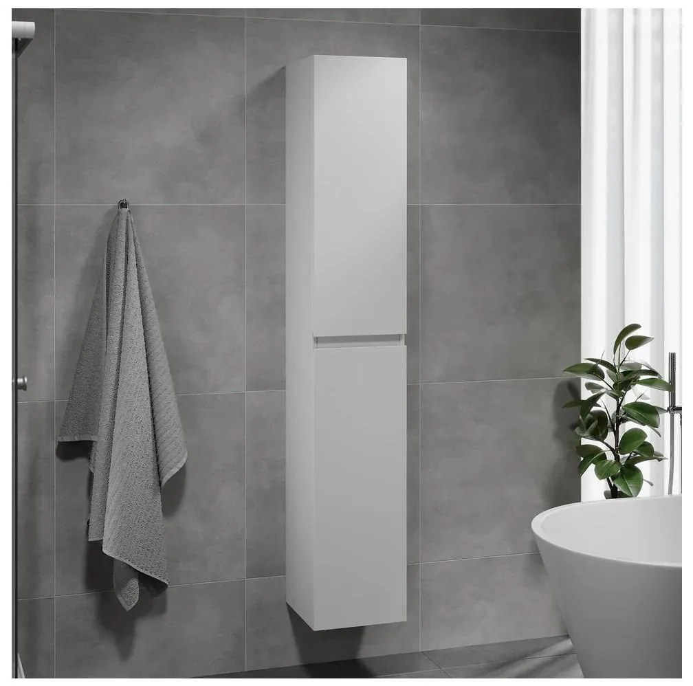 Dulap pentru baie KENWOOD, 186 cm, alb