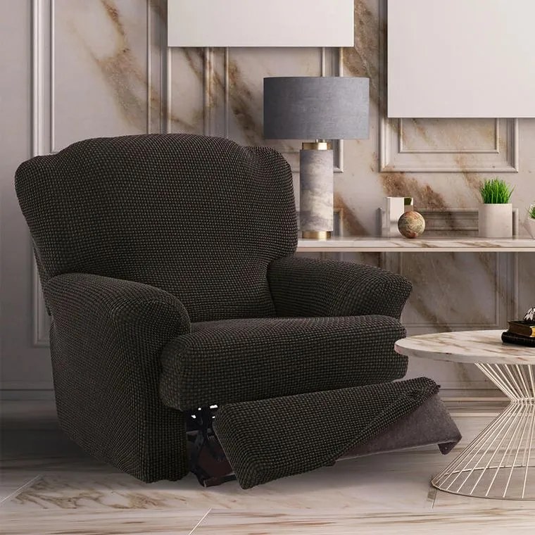 Nueva Textura Huse care se întind foarte bine NIAGARA ciocolatei fotoliu de relaxare (l. 70 - 90 cm)