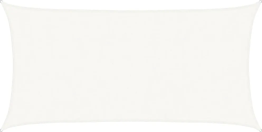 vidaXL Pânză parasolar, alb, 4 x 7 m, HDPE, 160 g/m²